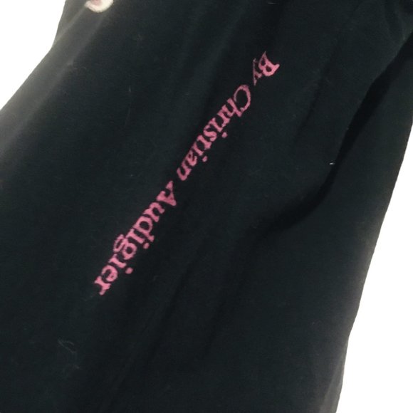 Ed Hardy T-Shirt Floral Skull Black Sz Large - Picture 5 of 6